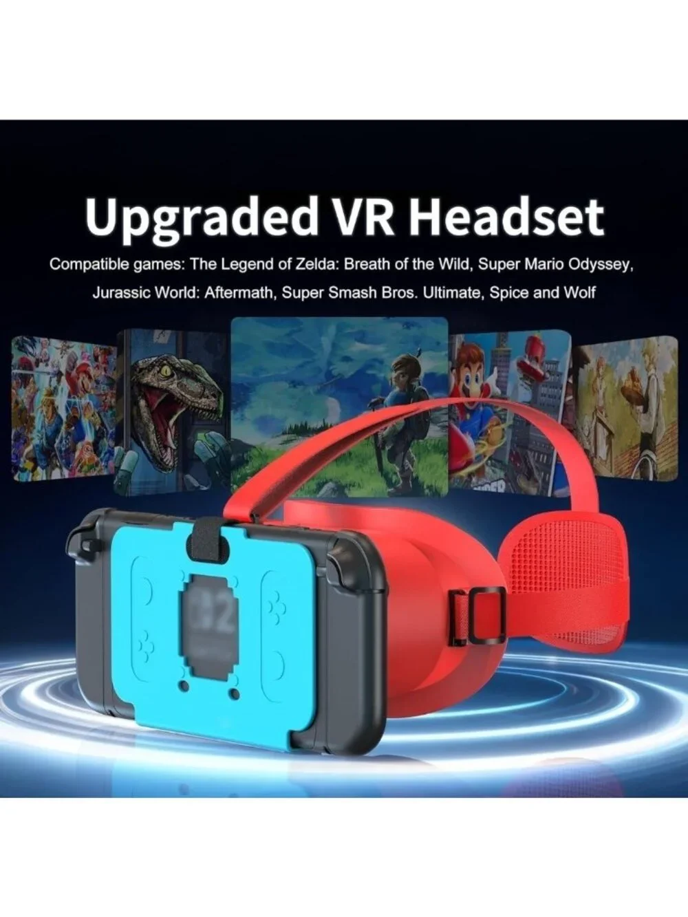 VR Headset for Nintendo Switch 2 (2025) W/ Adjustable HD Lenses & Comfort Straps